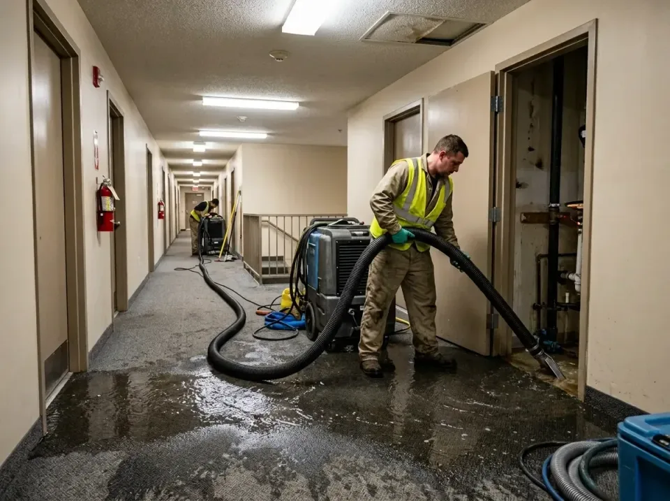 multi-unit-apartment-hallway-f-005 — frequently asked questions, Emergency Burst Pipe Water Extraction & Removal in Sky Lake…